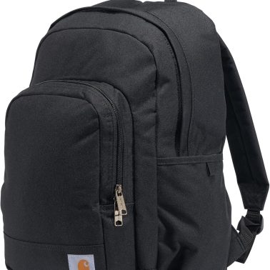 Carhartt 25L Classic Backpack, Durable Water-Resistant Pack W/ 15" Laptop Sleeve and Multiple Compartments, Black, PFAS Free
