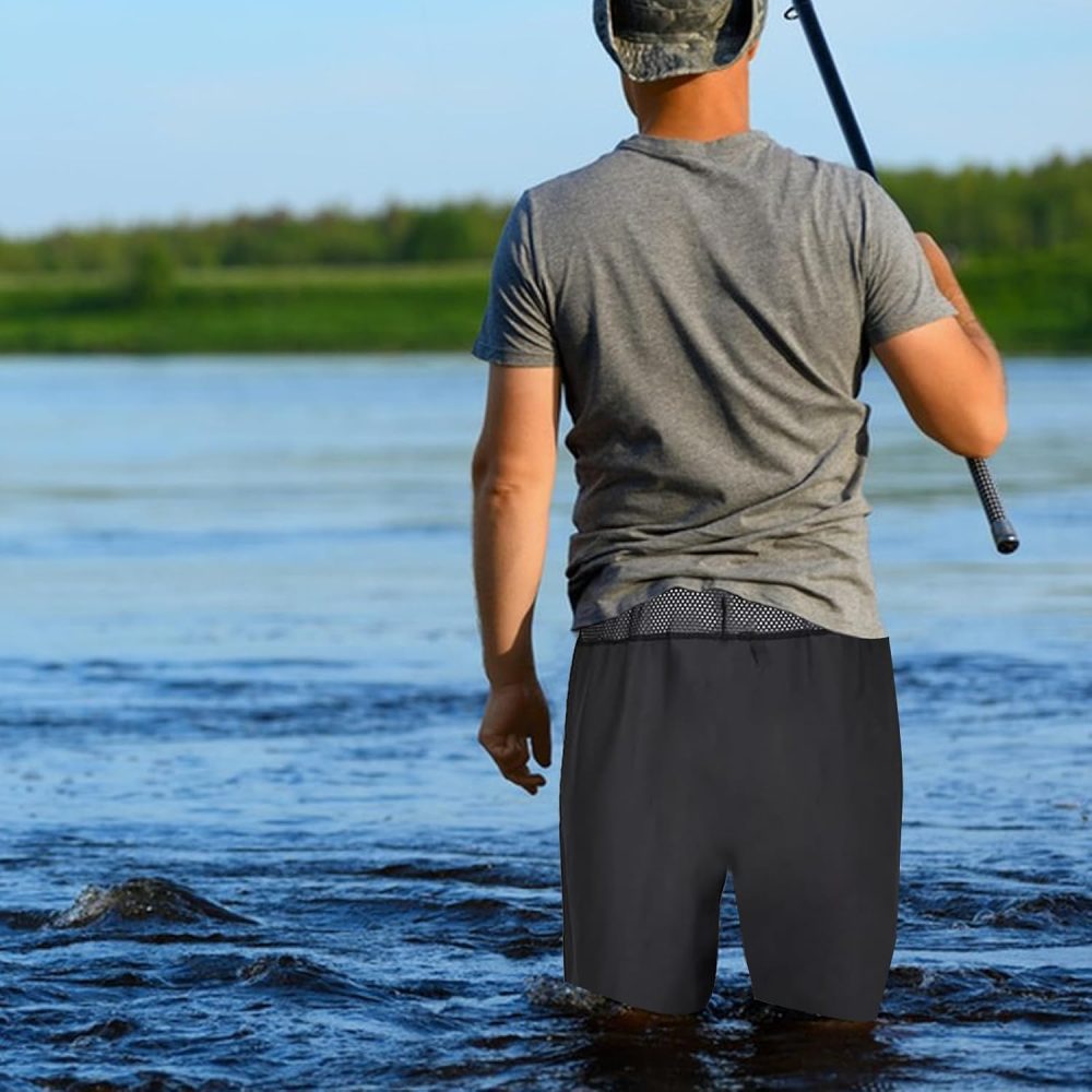 Fishing Waders with Boots, Nylon/PVC Waist Wader Pants Fishing Waders for Men Women, Waterproof Bootfoot Waders - Image 7