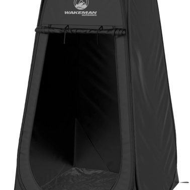 Pop Up Pod - Privacy Shower Tent, Dressing Room, or Portable Toilet Stall with Carry Bag for Camping, Beach, or Tailgate by Wakeman Outdoors